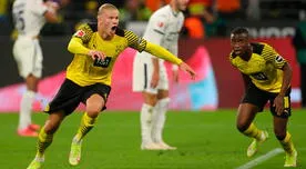 Gol de Erling Haaland para el 2-0 de Dortmund ante Besiktas por Champions League