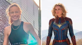 Capitana Marvel: Brie Larson luce los abdominales tras entrenar para 'The Marvels'