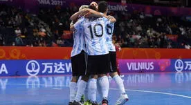Argentina clasificó a octavos de final de Mundial de Futsal 2021