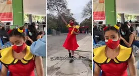 TikTok: joven se viste de 'Wendy' de Pataclaun para ir al VacunaFest