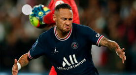 Neymar da tranquilidad al anotar el 1-1 para el PSG ante Lyon