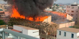 Barranco: se reportó incendio en el colegio Santa Rosa - VIDEO