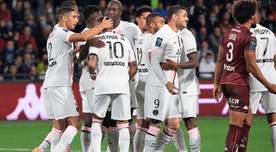 PSG baila en la punta: Venció 2-0 al Metz por Ligue 1 de Francia