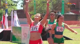 Anita Poma consiguió el primer lugar en los 800 metros del Sudamericano U18 en Paraguay