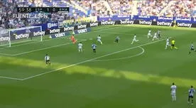 Aleix Vidal anota el 2-0 para el Español ante Real Madrid VIDEO