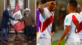 Perú vs Chile: Pedro Castillo y Mirtha Vásquez saludan victoria blanquirroja