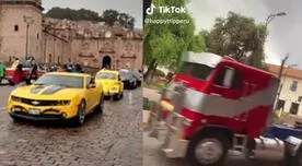 TikTok: usuarios registran escena de acción de Transformers en Cusco