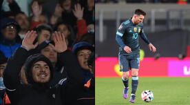 Hinchas argentinos rindieron culto a Messi previo al Argentina vs. Perú