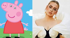 Adele arrepentida de rechazar colaboración musical con Peppa Pig