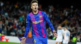 El primer gol del Barcelona en la Champions: Gerard Piqué puso el 1-0 sobre Dinamo Kiev