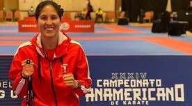 Alexandra Grande consiguió la medalla de bronce en Panamericano de Karate