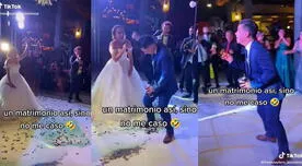 TikTok: novia arma una batalla de freestyle en su boda y se vuelve viral