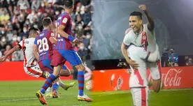 Gol de Radamel Falcao a Barcelona para el 1-0 de Rayo Vallecano