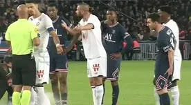 Los gestos de dolor de Messi antes de ser reemplazado en el PSG vs. Lille
