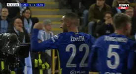 Abrió la cuenta: Ziyech anotó el 1-0 de Chelsea ante Malmö de Sergio Peña