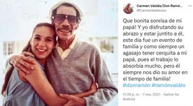 Hija de 'Don Ramón' comparte inédita foto y dedica palabra de amor a su padre