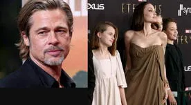 Brad Pitt molesto con Angelina por llevar a sus hijos a premiere de Eternals