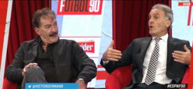 Oscar Ruggeri y Ricardo La Volpe se dijeron de todo en vivo por Diego Maradona