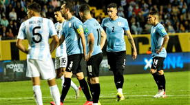 Uruguay cayó 0-1 ante Argentina y se aleja de Qatar 2022