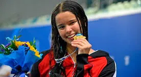 Alexia Sotomayor ganó su tercera medalla de oro en Sudamericano de Deportes Acuáticos