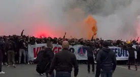 Hinchas del PSG hacen locuras en las calles de Francia previo al partido ante Nantes