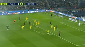 Kylian Mbappé estuvo atento y marcó el 1-0 del PSG ante Nantes por la Ligue 1