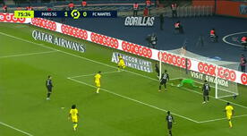 ¡Golazo del Nantes! Kolo Muani igualó el marcador 1-1 ante PSG por la Ligue 1