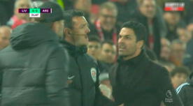Klopp y Arteta casi se van a las manos en el partido entre Liverpool vs. Arsenal