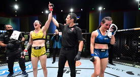 Ketlen Vieira venció a Miesha Tate en un duro combate de la UFC Vegas 43
