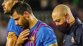 Capitán del Barcelona envía palabras de aliento al 'Kun' Agüero