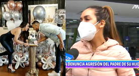Dorita Orbegoso denunció al padre de su hijo, por violencia física y psicológica