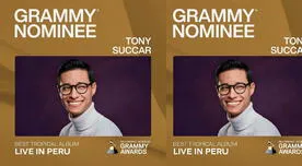 Tony Succar emocionado y orgulloso por representar a Perú en los Grammy 2022