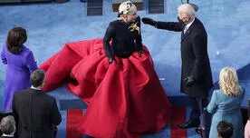 Lady Gaga revela que usó vestido 'antibalas' en ceremonia de Joe Biden