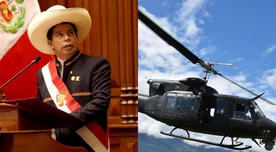 Pedro Castillo se pronunció sobre el accidente aéreo del helicóptero de la FAP