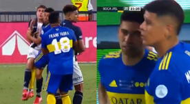 Juan Ramírez fue expulsado y dejó a Boca con diez hombres en la final Copa Argentina