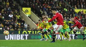 Cristiano Ronaldo convirtió de penal y puso el 1-0 del Manchester United ante Norwich