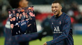 Compañeros de PSG en su cumpleaños: "Kylian Mbappé, quédate"