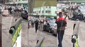La Victoria: ciudadano extranjero dispara a mujer policía - VIDEO