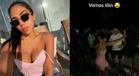Vania Bludau realiza famoso baile de ‘Tilín’ y causa furor en redes sociales