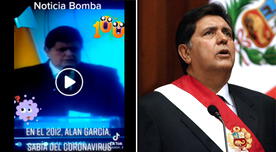 Alan García: video del 2012 hablando sobre Coronavirus es fake