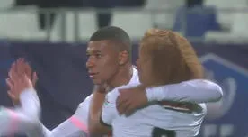 Intratable: Espléndido gol de Mbappé para sellar su doblete y el 3-0 de PSG ante Vannes