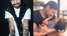 ¡Conmovedor! Ezio Oliva le dedica tatuaje a su pequeña hija