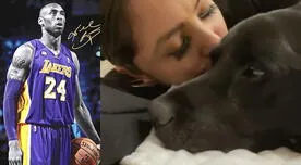 Perro de Kobe Bryant lame las lágrimas de su viuda Vanessa y conmueve al mundo - VIDEO