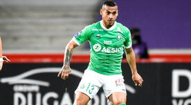 Miguel Trauco y el motivo de su ausencia en el equipo titular de Saint-Étienne