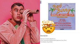 ¡De locos! Concierto de Bad Bunny: Reventa supera los S/ 1000 en Mercado Libre