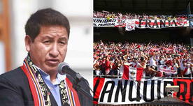 Guido Bellido solicita el aforo del 100% del Perú vs Ecuador: "¡Sí se puede!"