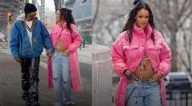 ¡Confirmado! Rihanna está embarazada de su primer bebé con A$AP Rocky