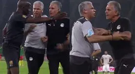 Técnico de Egipto casi pega al árbitro y terminó siendo expulsado