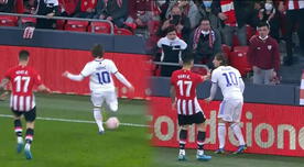 ¡Se enfadó! Luka Modric no llegó al balón y provocó a los hinchas del Athletic Bilbao