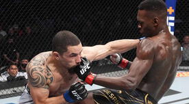 Adesanya derrotó a Witthaker en la pelea estelar de UFC 271